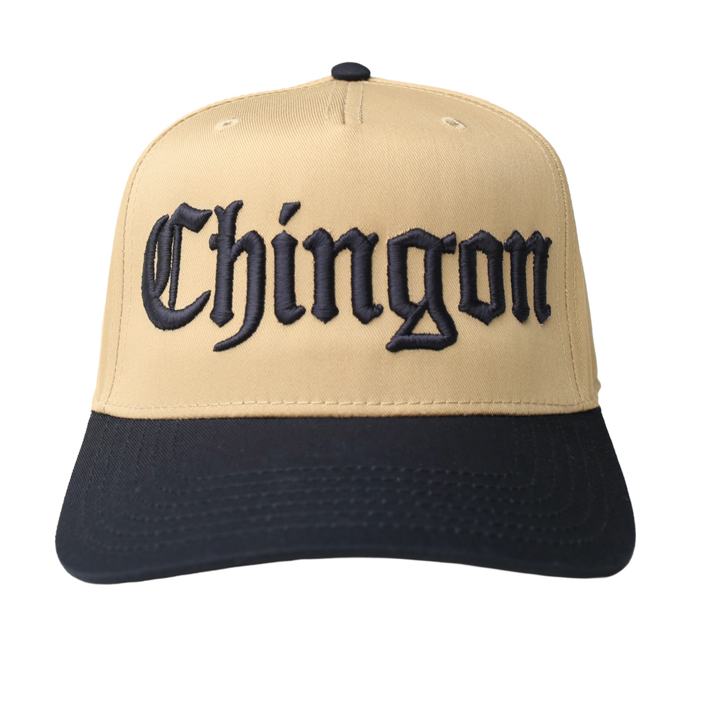 Chingon "Khaki / Navy / Navy Emb" Snapback Hat