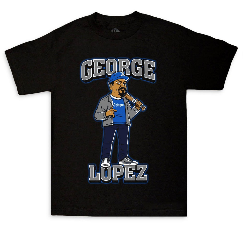 George "Cartoon" Black Tee,