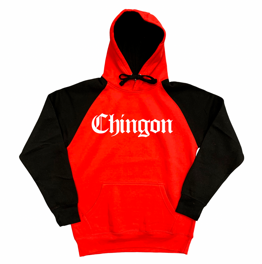 Chingon Red and Black Hoodie 